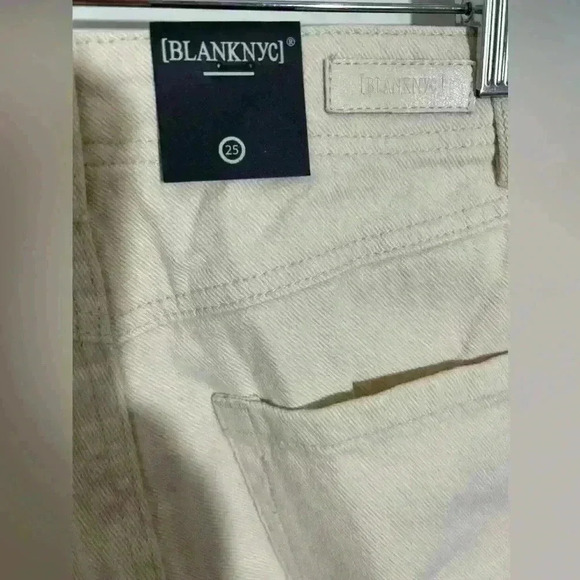 Anthropologie Blank NYC The Baxter in Natural Pant Size 25 NWT - Picture 5 of 9